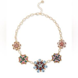 Elegant Multicolor Floral Necklace